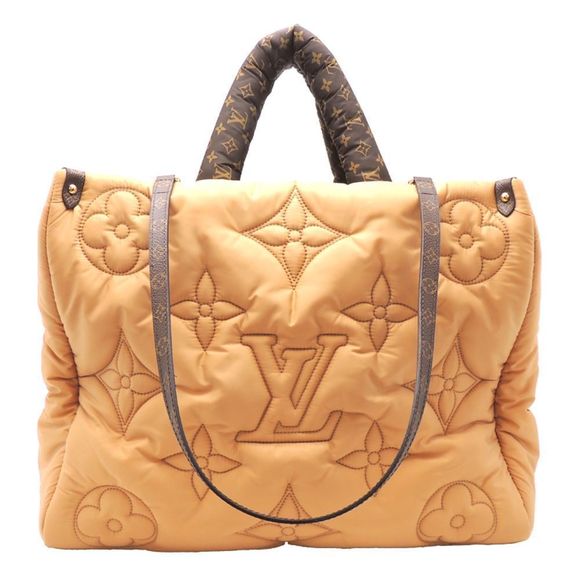 Louis Vuitton Pillow On The Go Recycled Nylon Beige GM LV Shoulder Bag - Picture 1 of 8